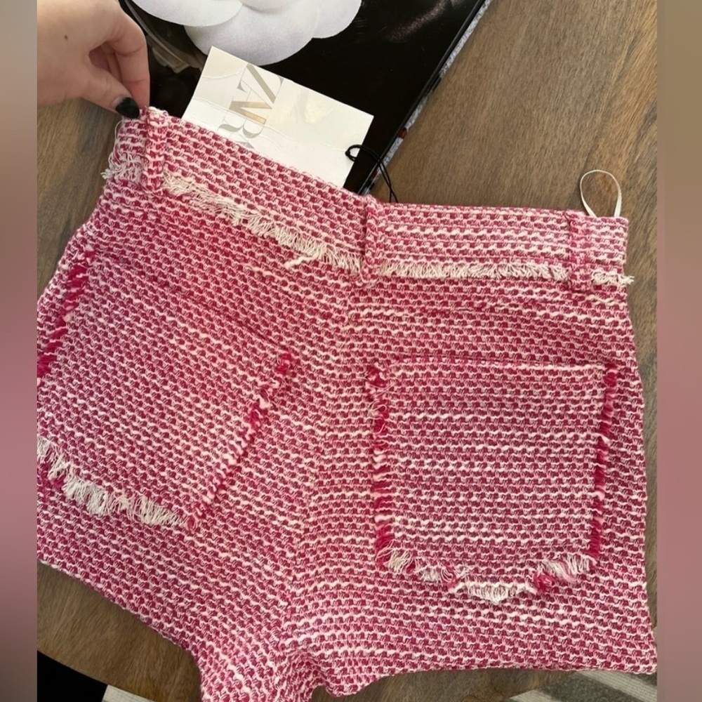 ZARA tweed structured shorts 8477/034 - Picture 14 of 16